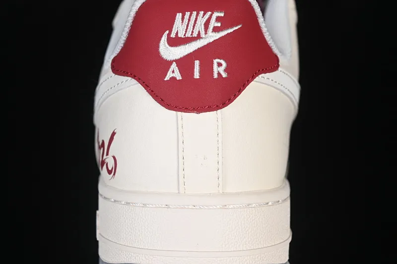 All categories Nk Air Force 1 Air Force series Nk Air Force 1 Low Air Force low-top Nike Air Force 1'07 Low Year of the Horse limited edition red and white contrast Air Force 1 low-top casual sneakers JP2026-151